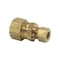 Thrifco Plumbing No. 62R 5/8 Inch x 3/8 Inch Lead-Free Brass Compression Union 9462018 - alternate 1